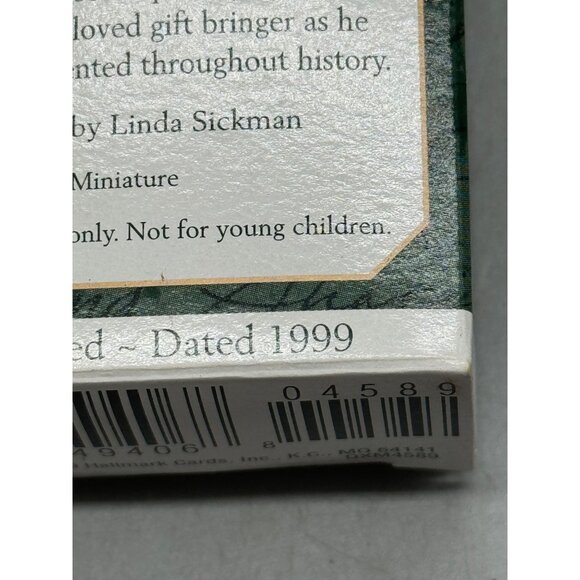 Hallmark Keepsake Ornament 1999 Centuries Of Santa Collectors Series Miniature - Picture 5 of 7